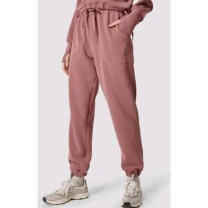 Sweaty Betty Sand Wash Cuffed Trouser SB8076 Cedar Pink XL US 14 EU 46